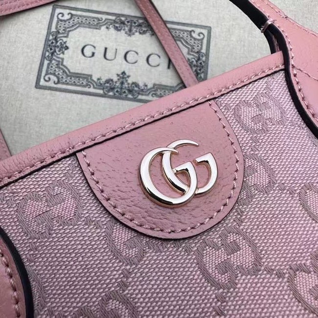 GUCCI OPHIDIA SMALL TOTE BAG 742102 pink