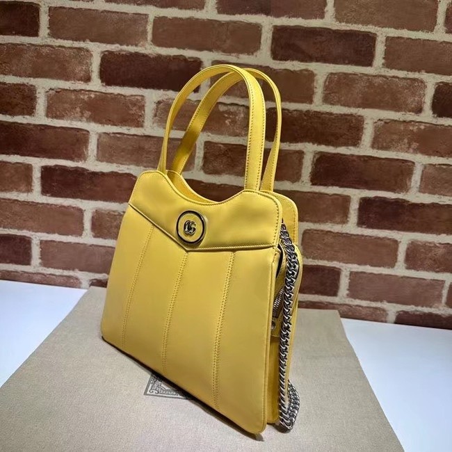 GUCCI PETITE GG SMALL TOTE BAG 745918 Yellow