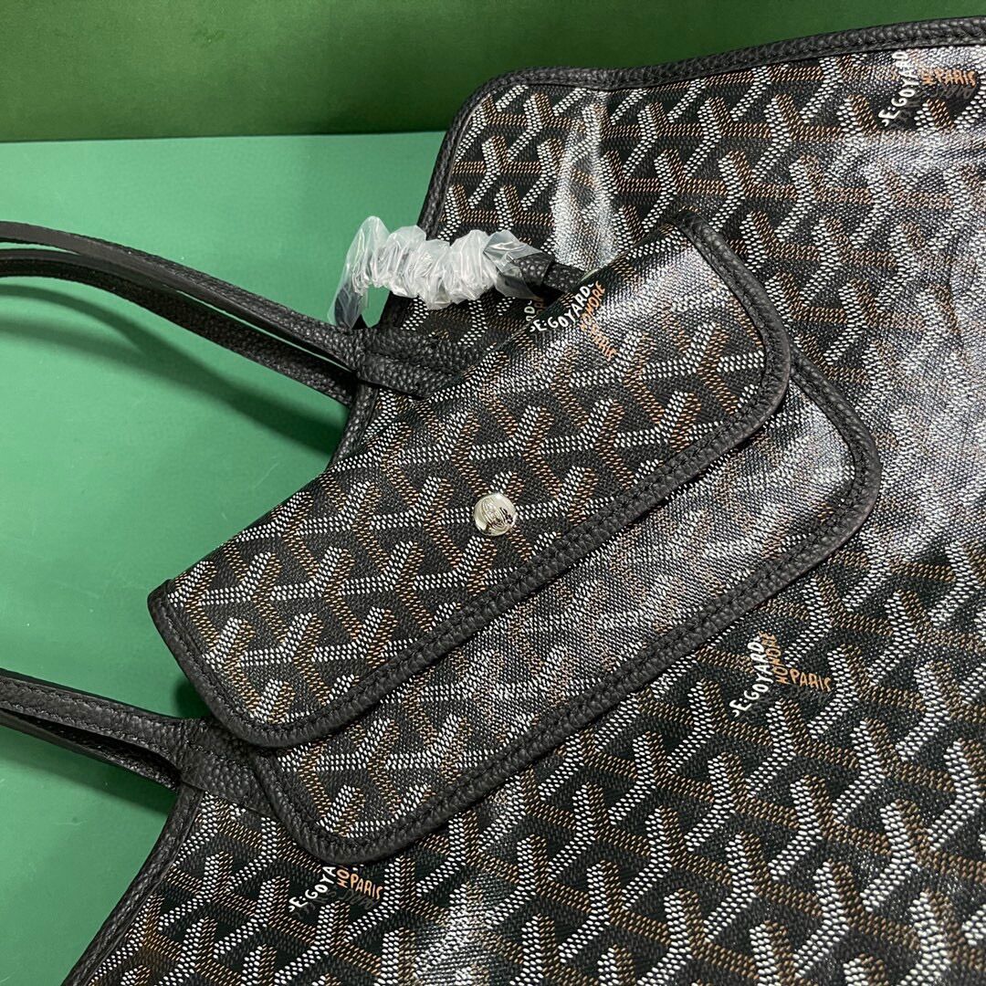 Goyard Hardy 2 Original Calfskin Leather Pet Bag 20299 Black