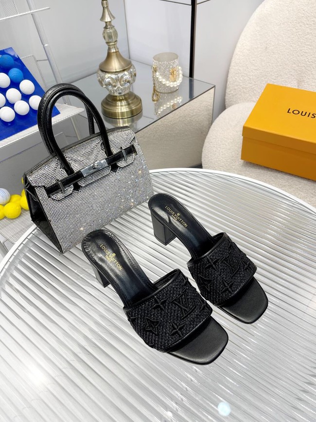 Louis Vuitton slides heel height 6.5CM 93529-3