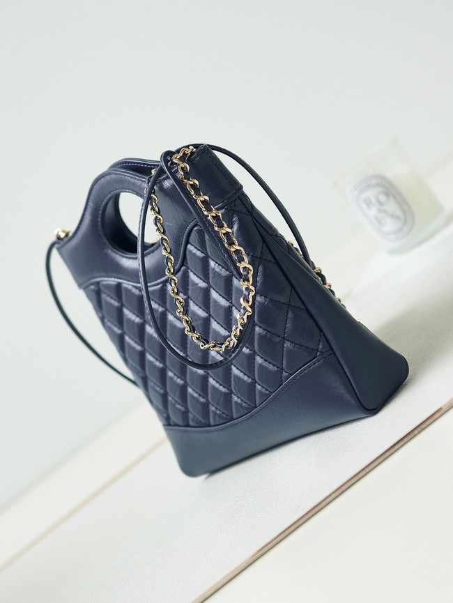 CHANEL 31 MINI SHOPPING BAG AS4133 dark blue