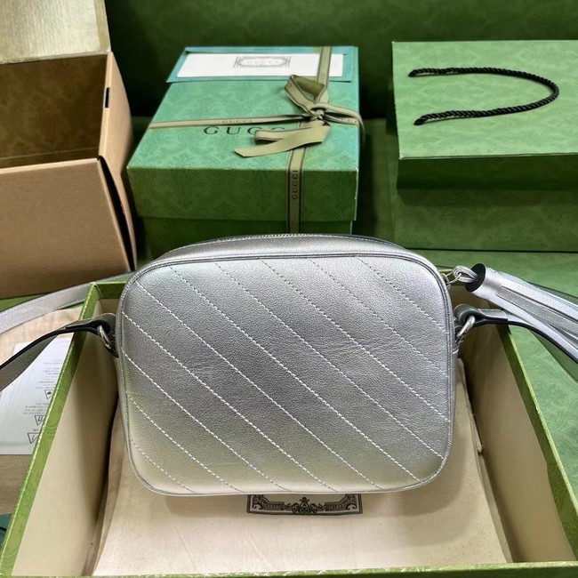 GUCCI BLONDIE SMALL SHOULDER BAG 742360 silver