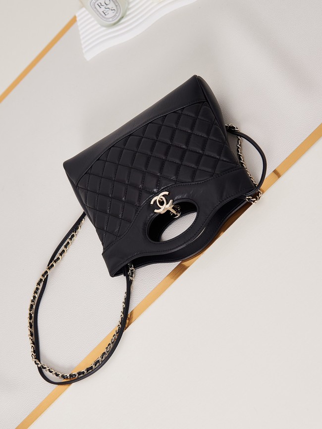 CHANEL 31 MINI SHOPPING BAG AS4133 DARK BLACK