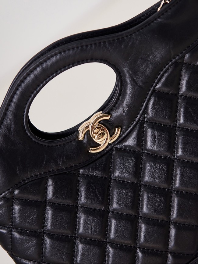 CHANEL 31 MINI SHOPPING BAG AS4133 DARK BLACK