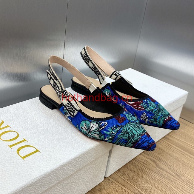 JADIOR SLINGBACK Embroidered Cotton 93552-3