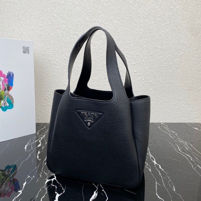 Prada Medium leather tote 1BG335 black