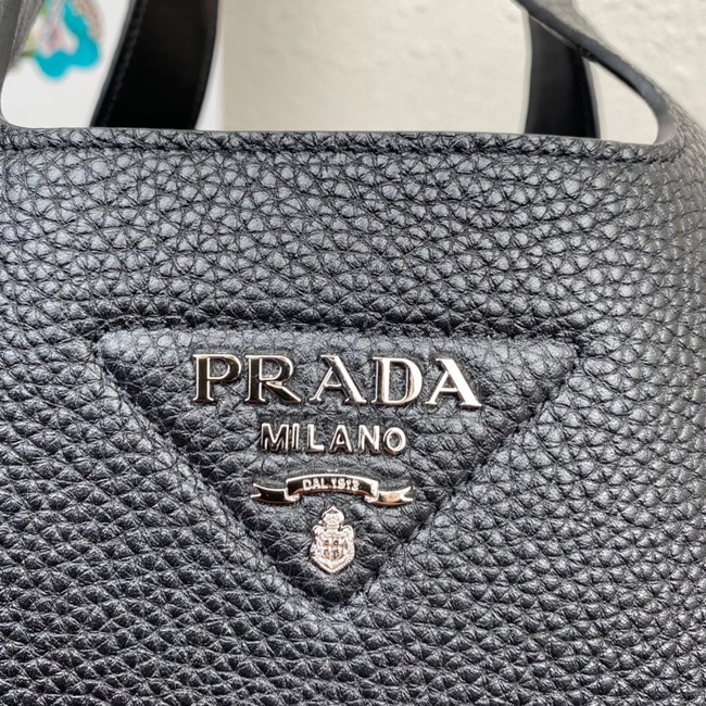 Prada Medium leather tote 1BG335 black