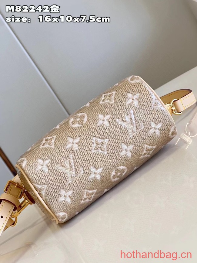 Louis Vuitton Nano Speedy M82242 Beige