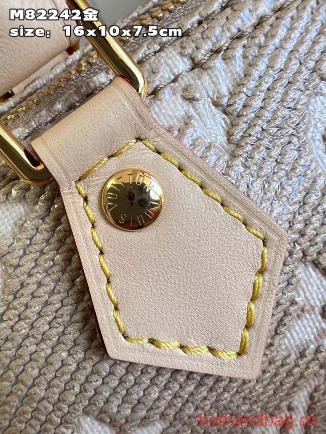 Louis Vuitton Nano Speedy M82242 Beige