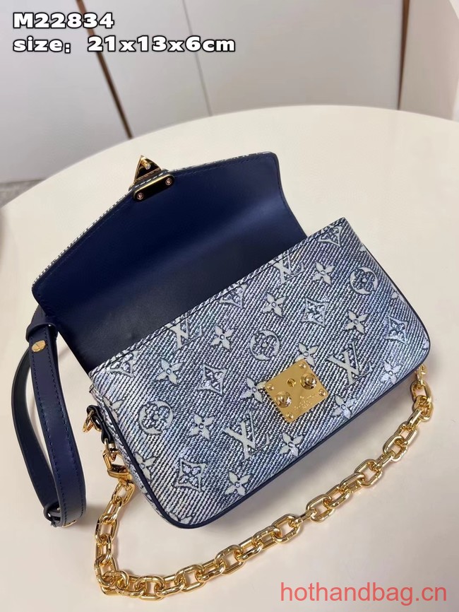 Louis Vuitton Pochette Metis East West M22834 Blue