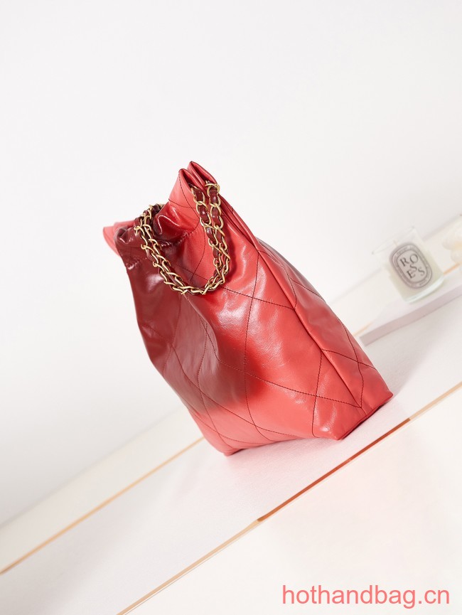 CHANEL 22 HANDBAG AS3261 red