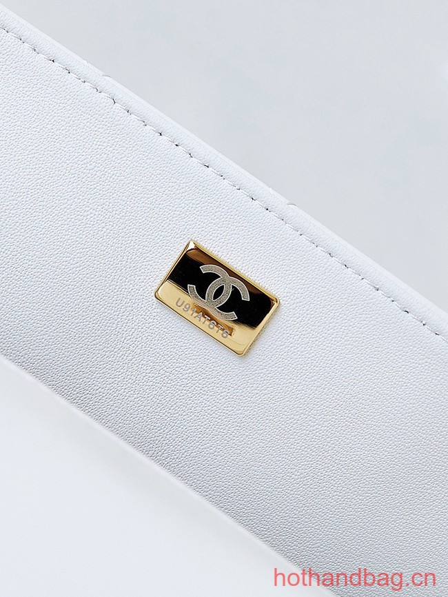 Chanel SMALL FLAP BAG WITH TOP HANDLE AS4232 white