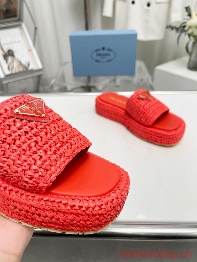 Prada Crochet flatform slides 93590-1