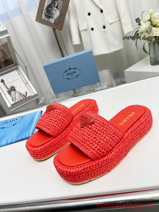 Prada Crochet flatform slides 93590-1