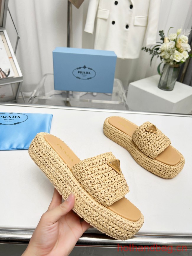 Prada Crochet flatform slides 93590-4