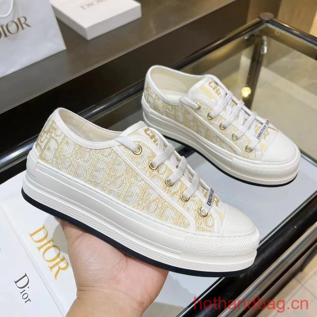 WALK N DIOR SNEAKER Dior Oblique Embroidered Cotton 93626-5