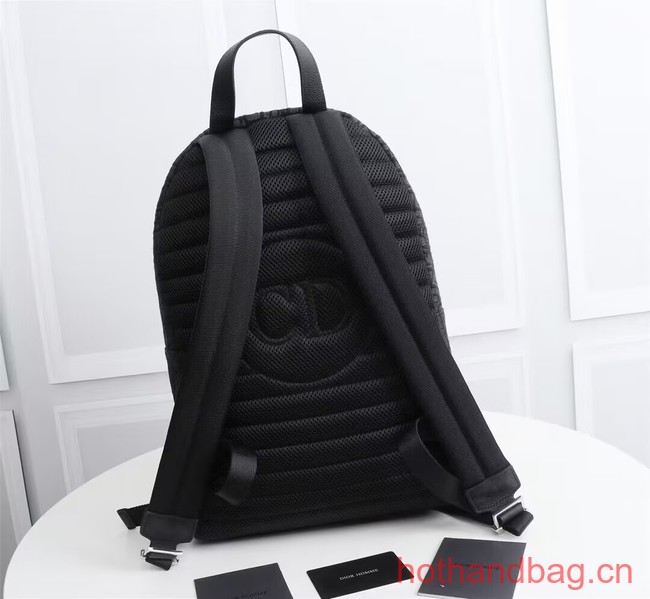 DIOR BACKPACK Black Dior Oblique Jacquard Grained Calfskin CM1088-2