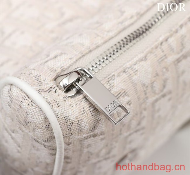 Dior Essentials SADDLE BAG Oblique Jacquard 1ADPO093 white