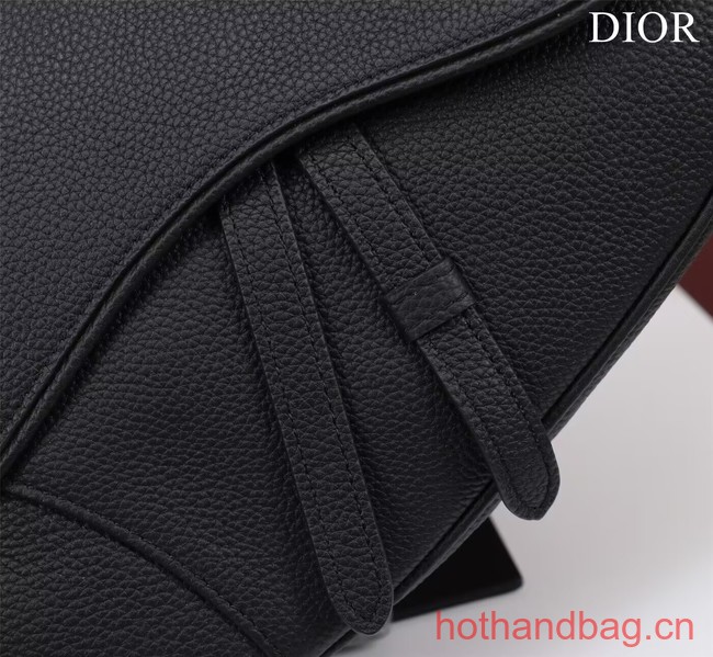 Dior Essentials SADDLE BAG Grained Calfskin 1ADPO093 black