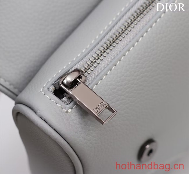 Dior Essentials SADDLE BAG Grained Calfskin 1ADPO093F GRAY