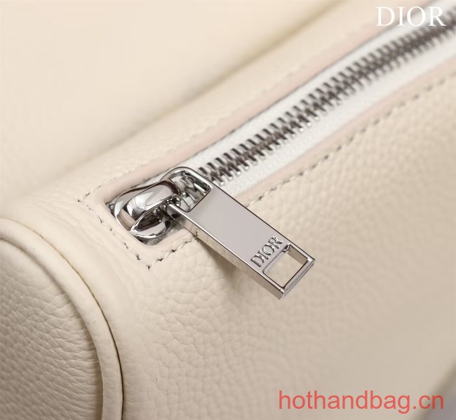 Dior Essentials SADDLE BAG Grained Calfskin 1ADPO093G WHITE