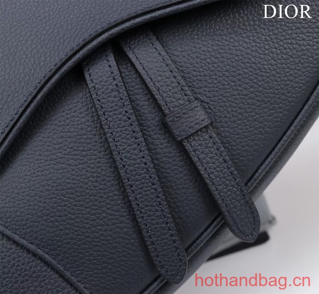 Dior Essentials SADDLE BAG Grained Calfskin 1ADPO093f-1 Royal Blue