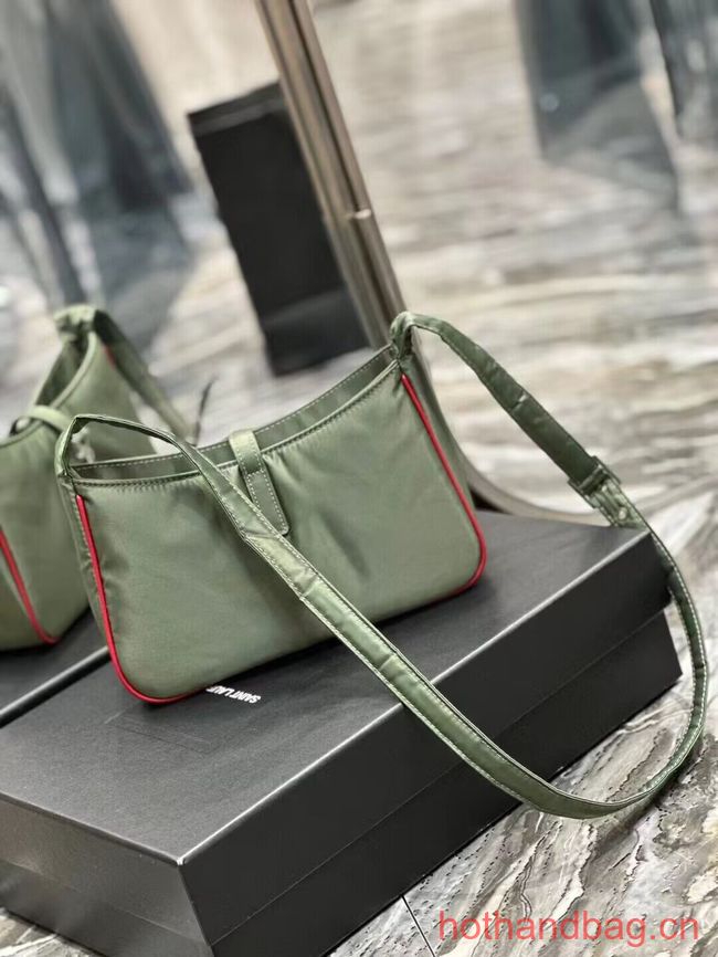 SAINT LAURENT Nylon Shoulder Bag Y988228 green