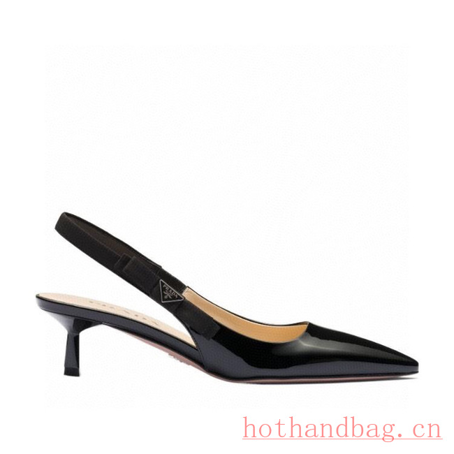 Prada leather slingbacks 93614-6