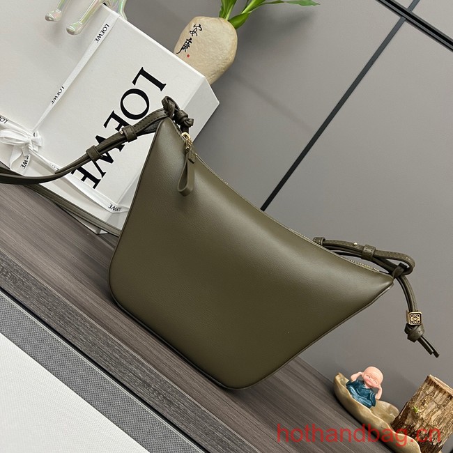 Loewe Original Leather Shoulder Handbag C923 Khaki