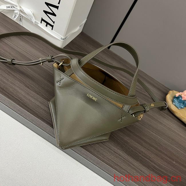 Loewe Original Leather small Shoulder bag 052322 Khaki