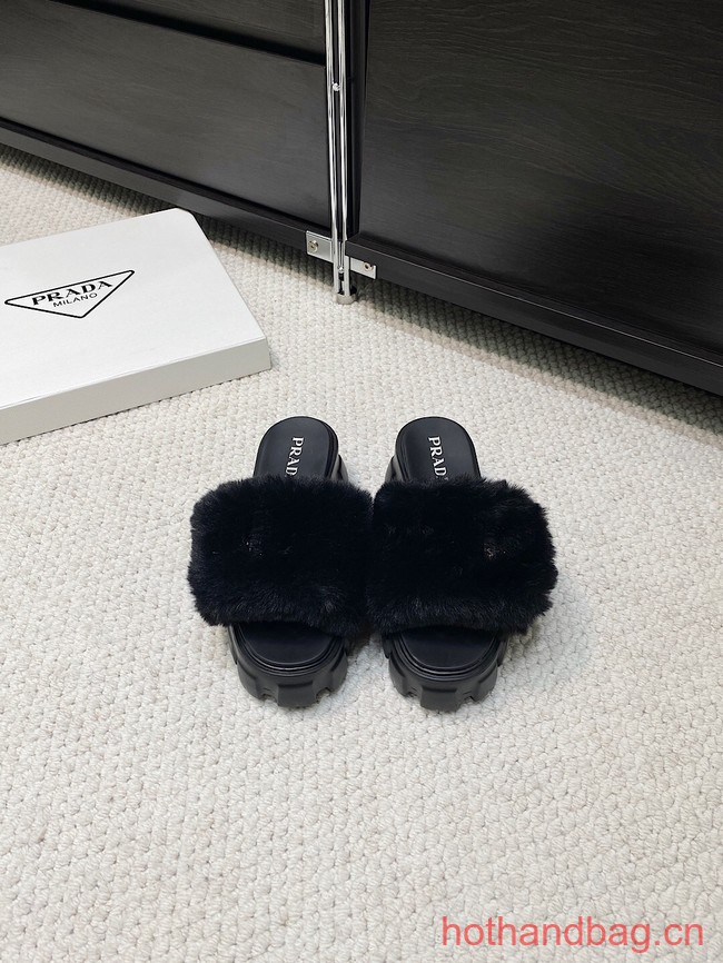 Prada Shearling slides 93648-1