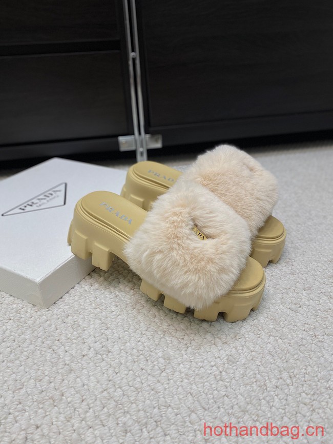 Prada Shearling slides 93648-3