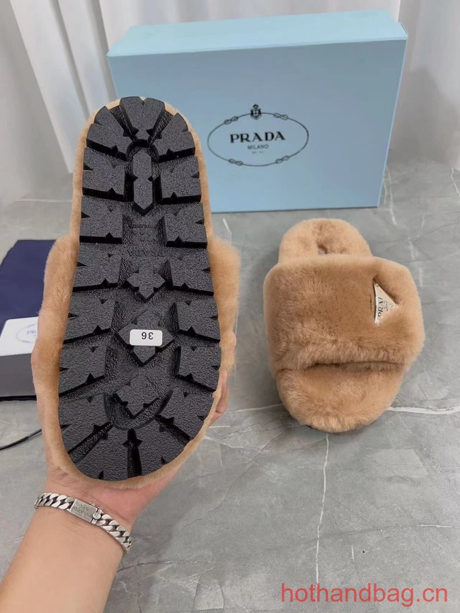 Prada Shearling slides 93645-2