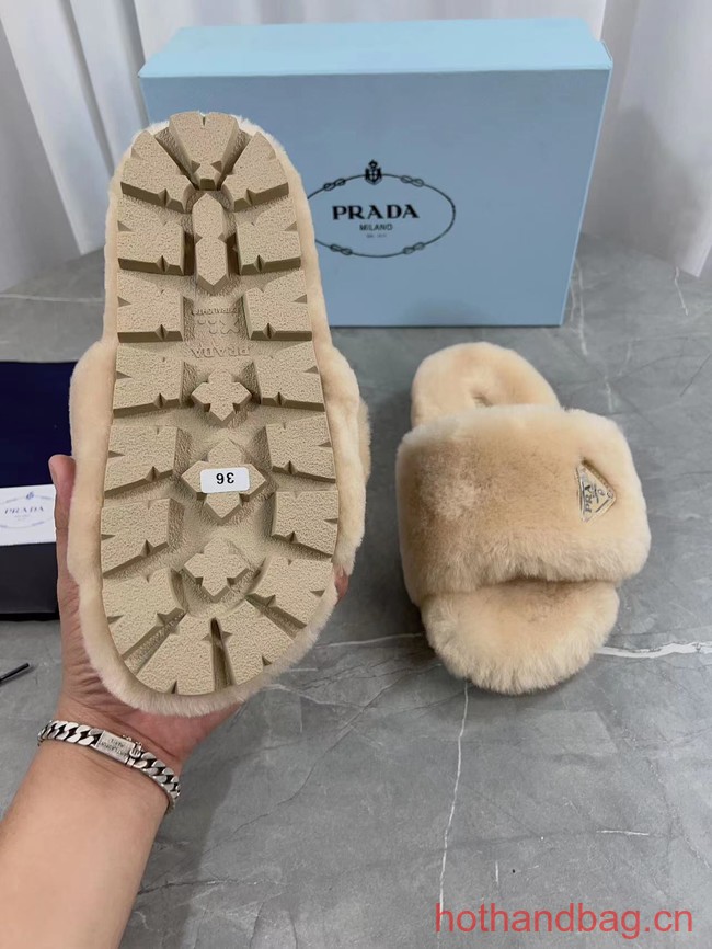 Prada Shearling slides 93645-3