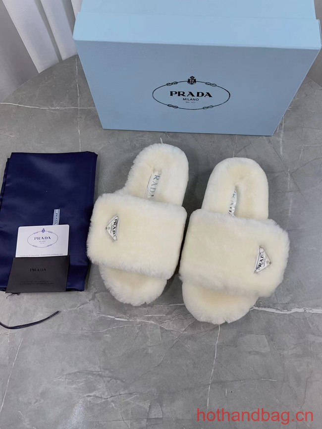 Prada Shearling slides 93645-4