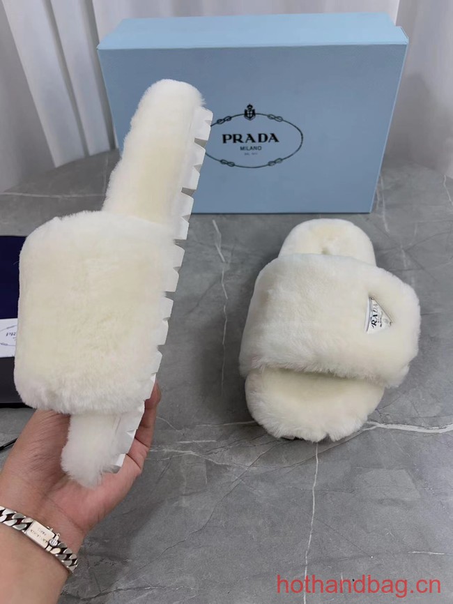 Prada Shearling slides 93645-4