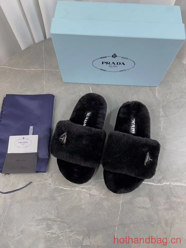 Prada Shearling slides 93645-5