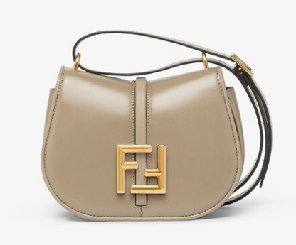 Fendi Cmon Mini leather bag 8BS082 Dove gray