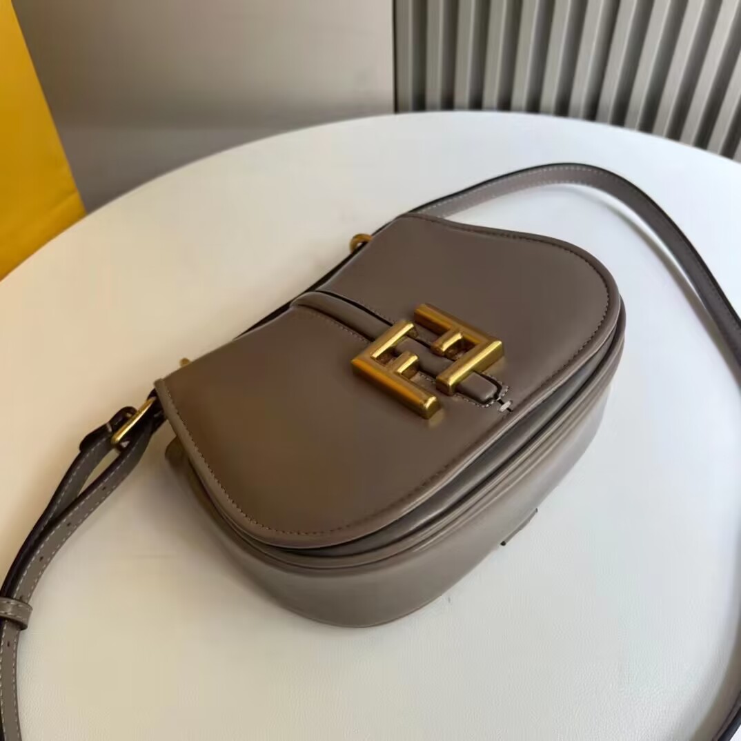 Fendi Cmon Mini leather bag 8BS082 Dove gray 