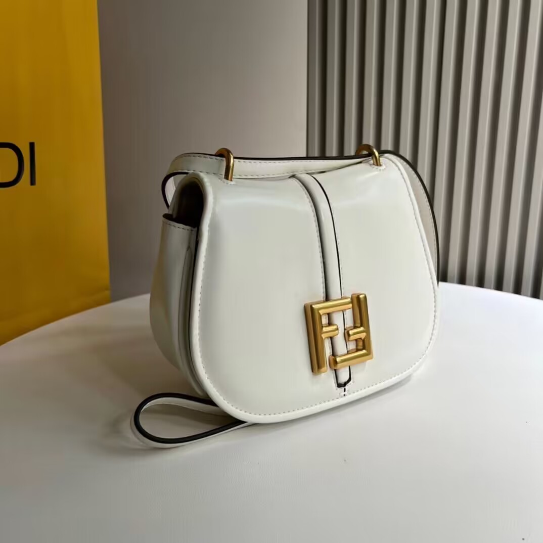 Fendi Cmon Mini leather bag 8BS082 White