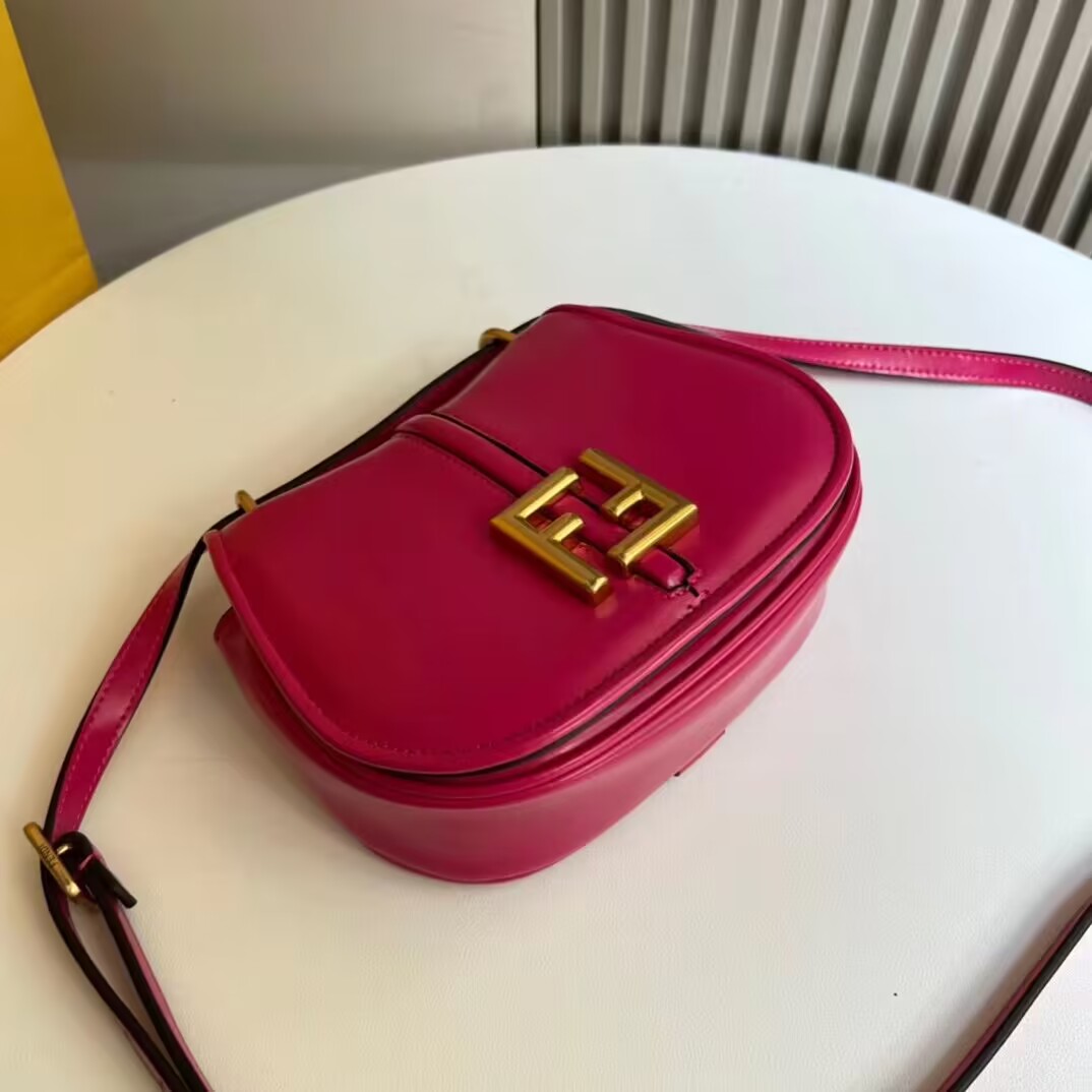 Fendi Cmon Mini leather bag 8BS082 Fuchsia