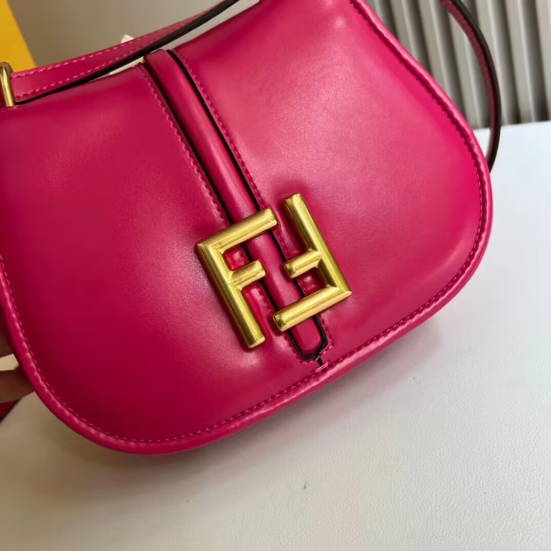 Fendi Cmon Mini leather bag 8BS082 Fuchsia