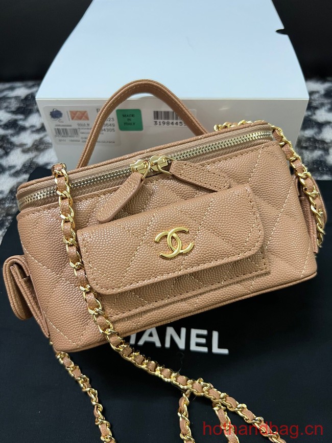 Chanel CLUTCH WITH CHAIN AP3017 Apricot