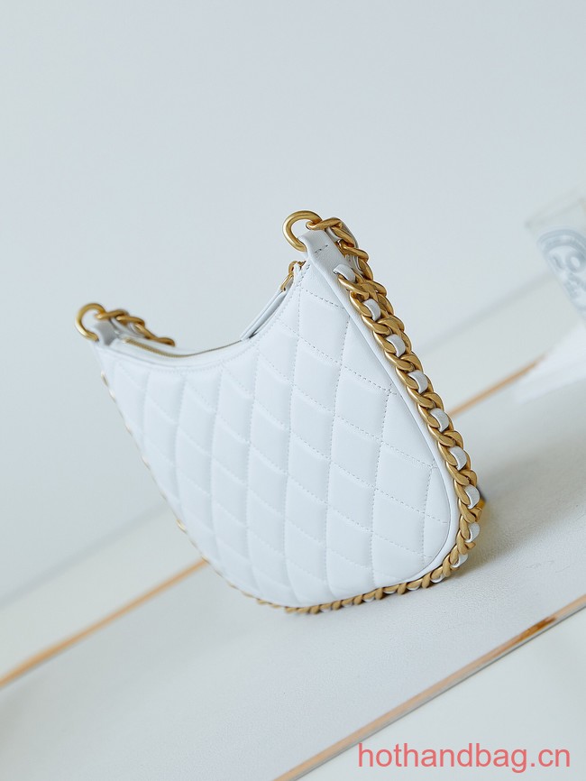 Chanel HOBO HANDBAG AS4378 white