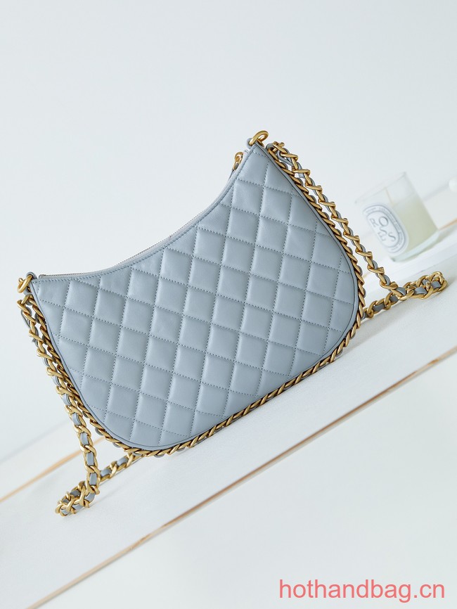 Chanel LARGE HOBO BAG AS4368 light blue