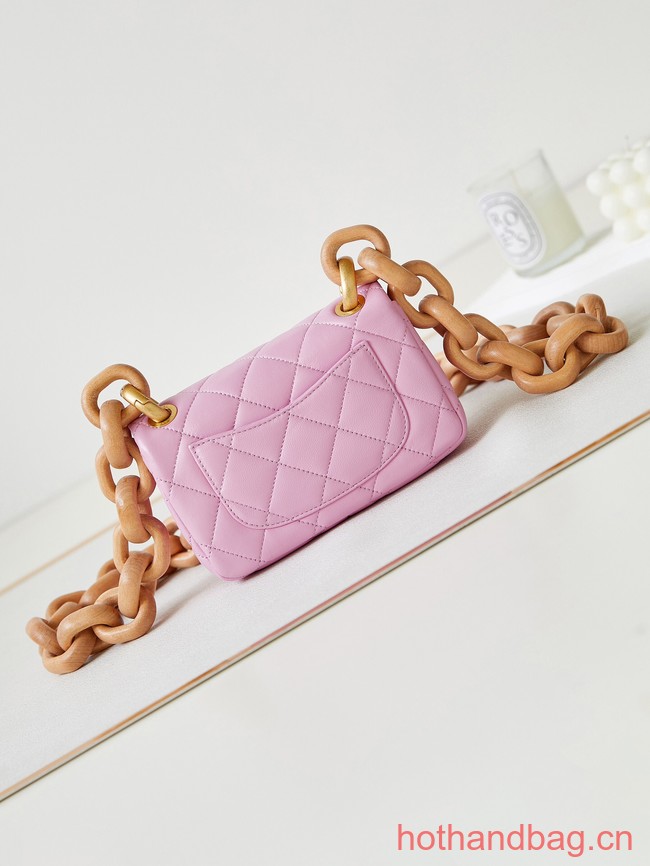 Chanel MINI FLAP BAG AS4165 Light Pink