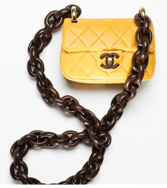 Chanel MINI FLAP BAG AS4165 Yellow