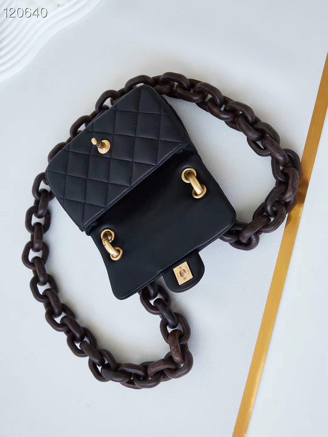 Chanel MINI FLAP BAG AS4165 black