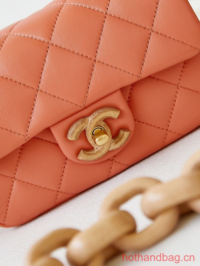 Chanel MINI FLAP BAG AS4165 orange