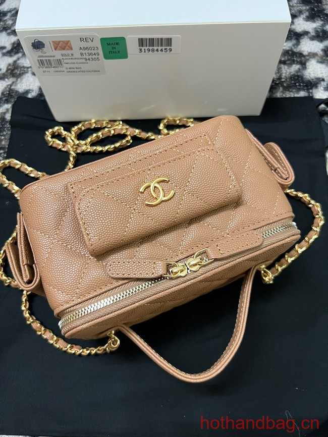 Chanel CLUTCH WITH CHAIN AP3017 Apricot